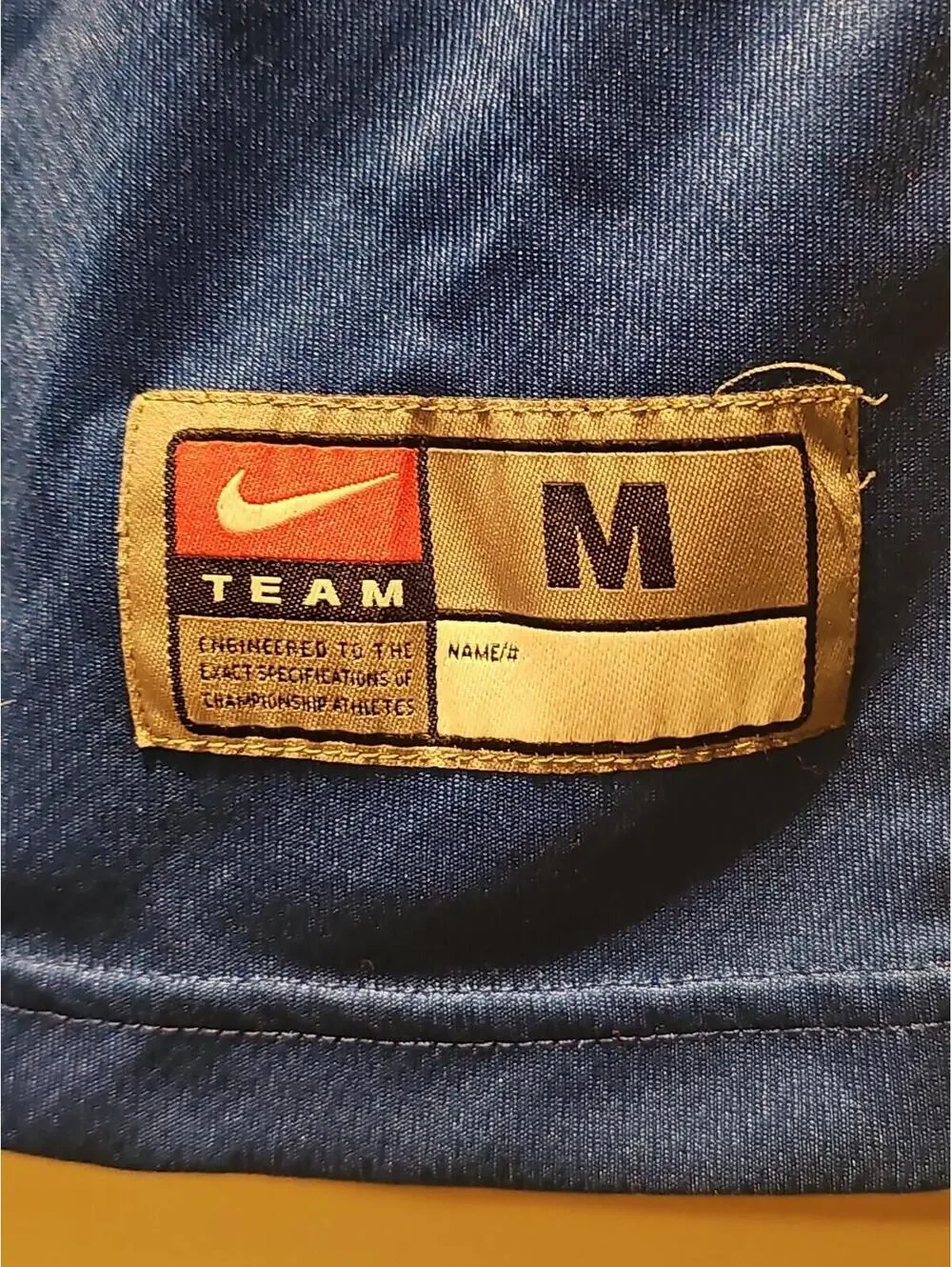 Nike Basketball Jersey Mens M Blue Boys Town #5 Team Mesh Sleeveless